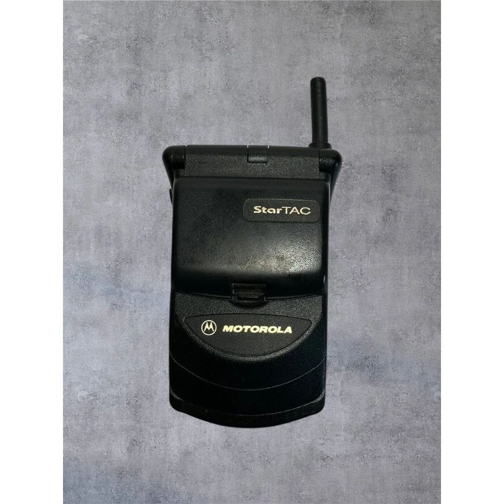 Vintage Motorola StarTAC Digital I Flip Phone Black Cell Phone / Untested As-Is
